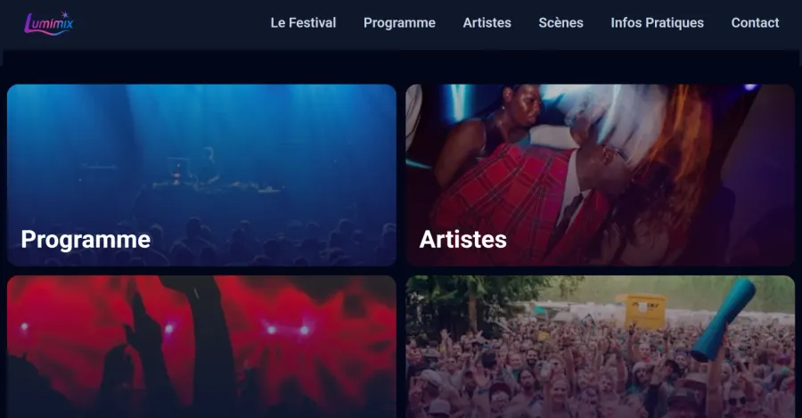 LumiMix, écran 3