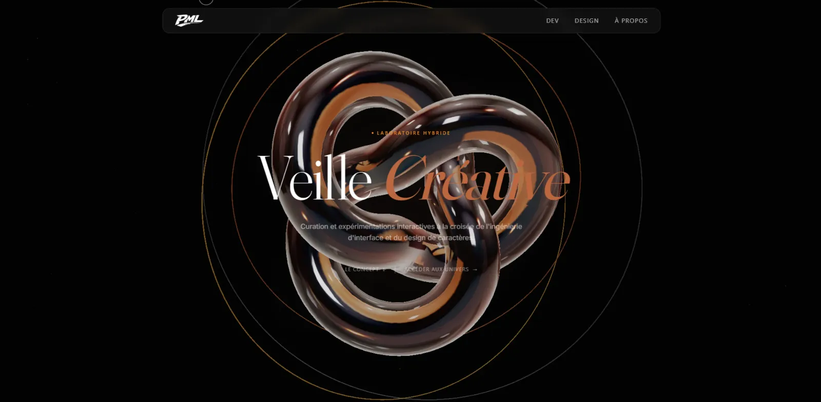 Veille Studio, écran principal